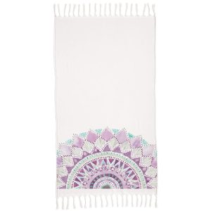 Pareo Beach Towel Fringes Mandala