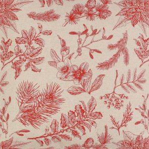 Cristmas Squared Tablecloth Mistletoe