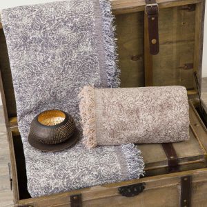 Four Seated Chenille Throw Audrey