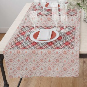 Christmas Squared Tablecloth Feliz