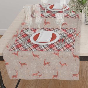 Christmas Squared Tablecloth Glory