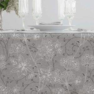 Squared Tablecloth Dandelion Grey