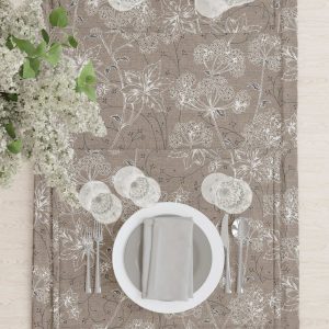 Squared Tablecloth Dandelion Beige