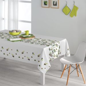 Squared Tablecloth Olive