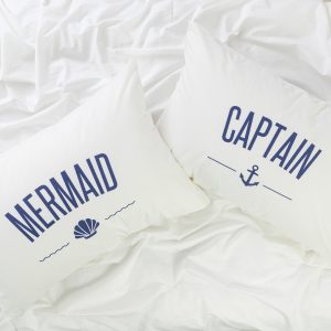 Pair Of Pillowcases Digital Print Captain&Mermaid