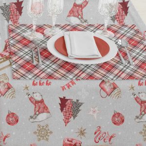 Christmas Squared Tablecloth Noel