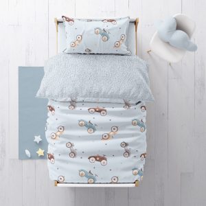 Duvet With Sherpa Car Single Size
