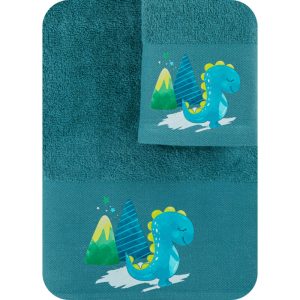 Baby Towels Set 2Pcs Dinosaur