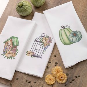 Kitchen Towels Pumpkin Set 3Pcs