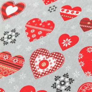 Pair Of Christmas Pillowcases Hearts
