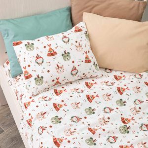 Cotbed Baby Flannel Bedsheets Indian Bear Veraman