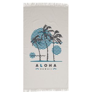 Πετσέτα Παρεό Aloha Γκρι